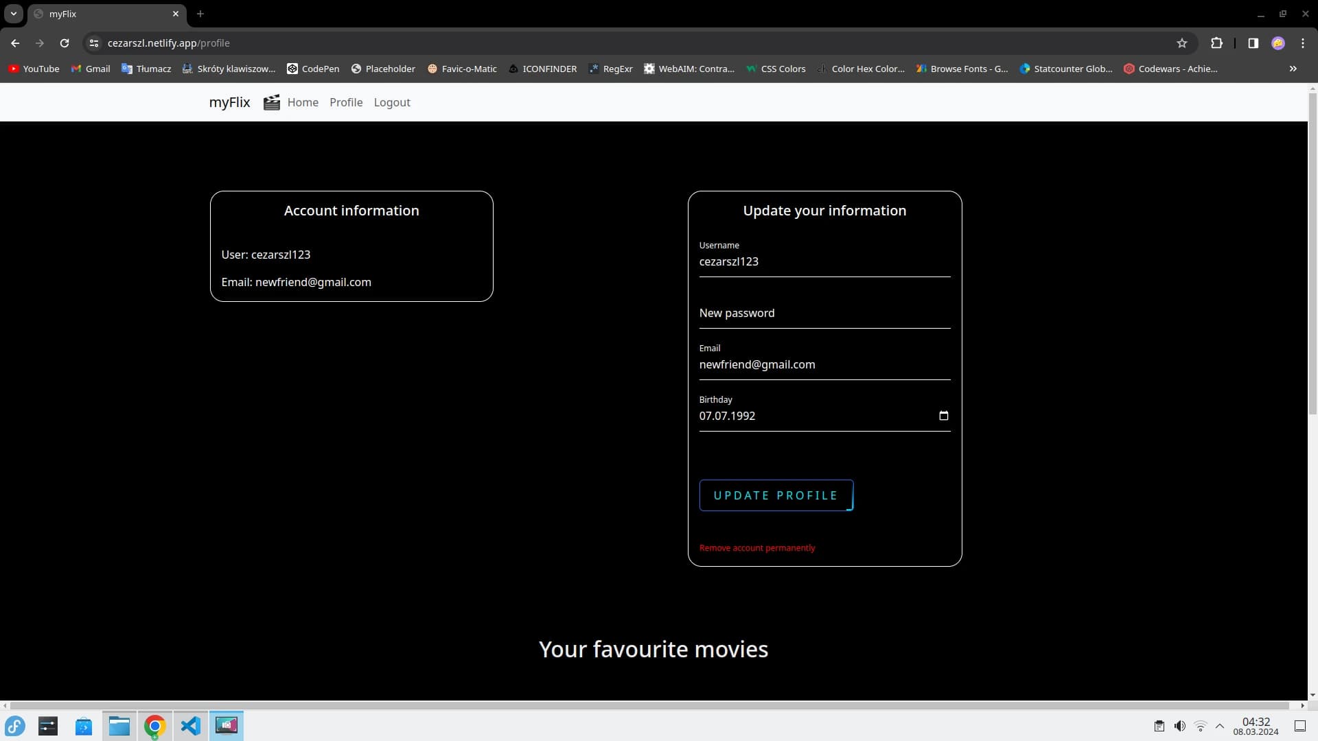 MovieScope (React)